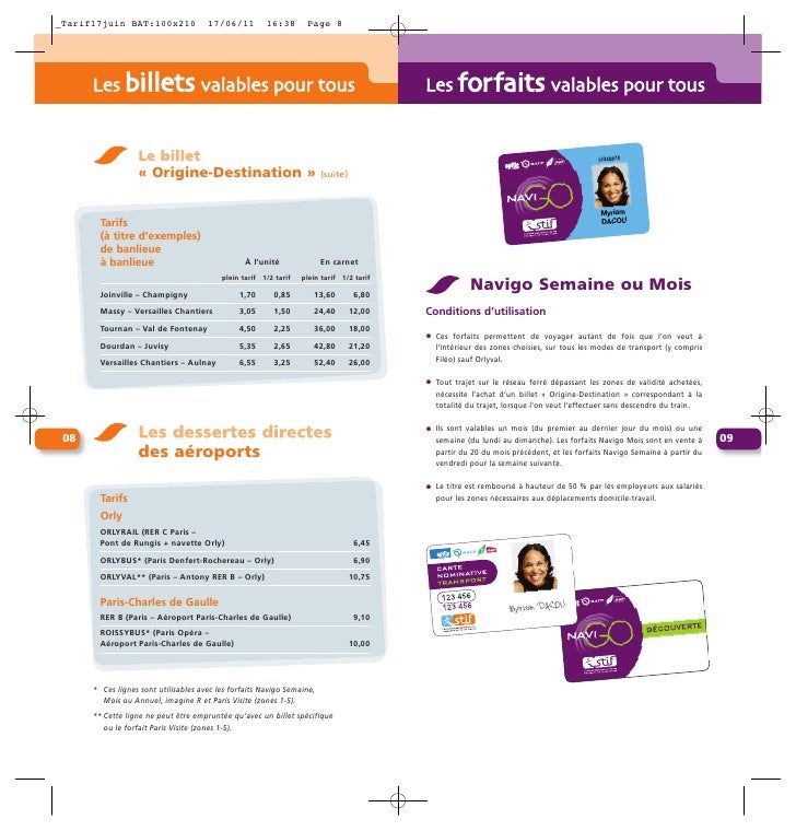 tarif ratp coupon mensuel